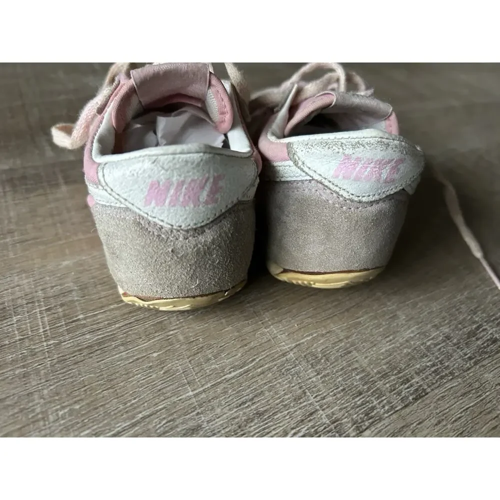 Vintage Nike Baby Toddlers Sneakers Pink White Shoes 6.5 Cortez 850507 80s - Picture 7 of 15